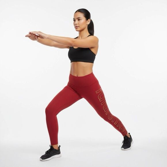 Lululemon  Align HR Pant 25” Legging Size 4 Dark Red Gold - Picture 2 of 10